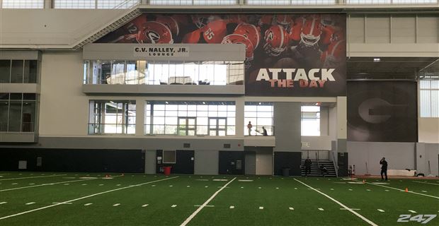 Photos A Closer Look At Uga S Indoor Practice Facility