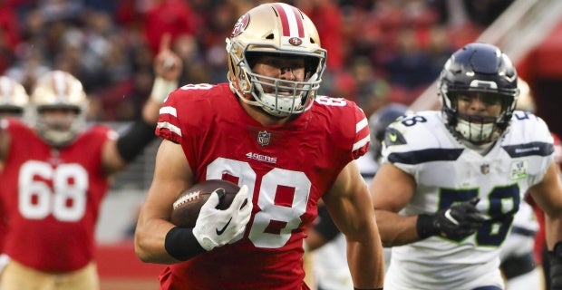 49ers announce 2019 team award winners, including George Kittle winning the  Len Eshmont Award