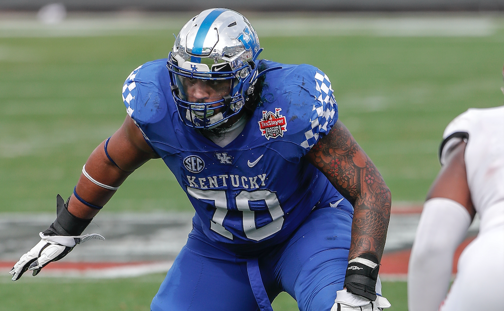 UK Offensive Tackle Kinnard Named AP All-American