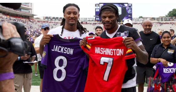 Maryland football's collaboration with the Baltimore Ravens was a big hit