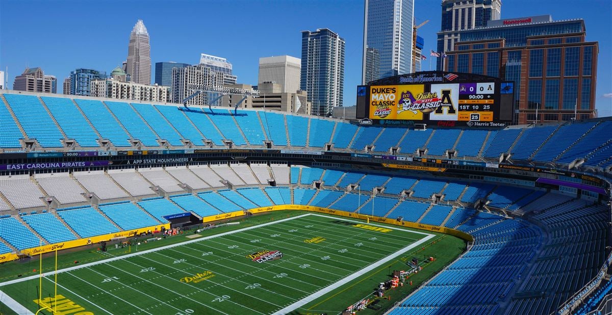 App State beats East Carolina 33-19 in their first ever game in Bank of America  Stadium