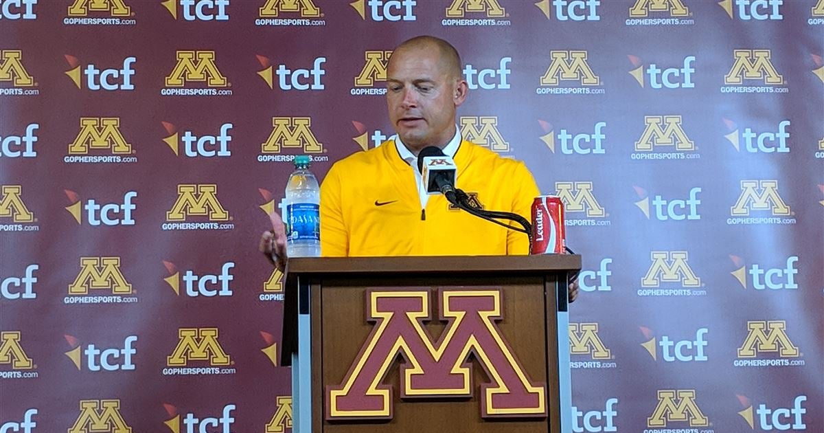 Minnesota Football Fleck's post game press conference vs. NMSU