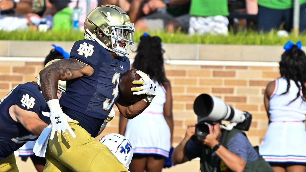 Notre Dame 99-to-0: No. 3 Gi'Bran Payne, sophomore running back - NBC Sports