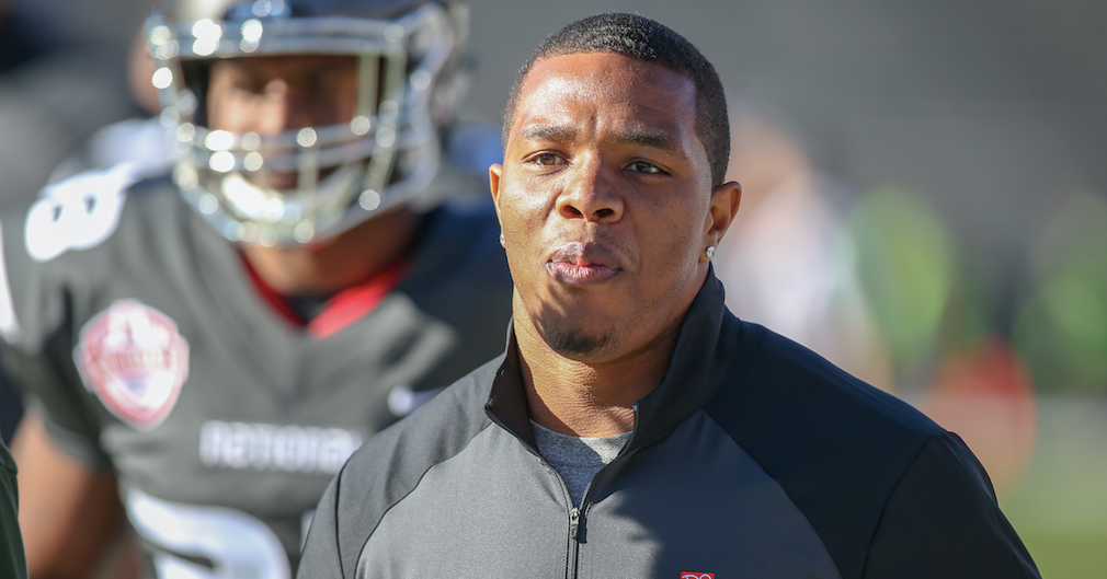 Alabama football team hosts Ray Rice as 'Title IX speaker'
