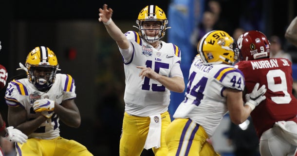 Ed Orgeron Reports Myles Brennan Nearing 220 Pounds