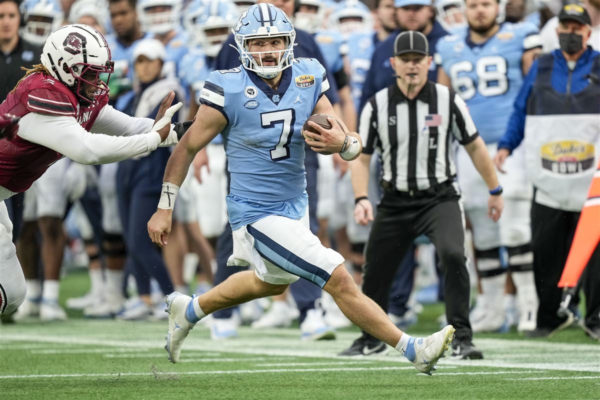 North Carolina QB Sam Howell among five players to watch at Senior Bowl