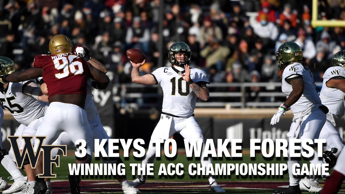 ACC Video: 3 Keys To Wake Forest Winning The ACC Championship Game