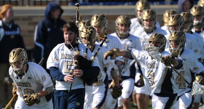 Notre Dame Lacrosse jersey