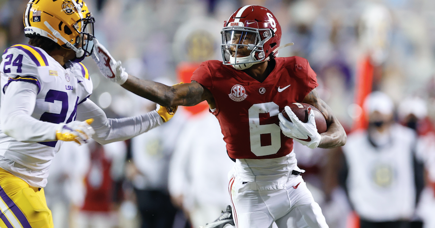 Alabama WR DeVonta Smith declines height, weight measurements at Senior
