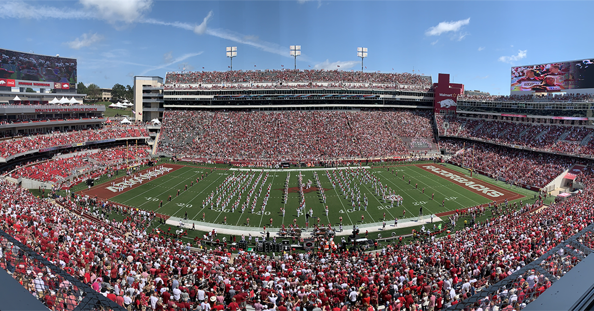 Razorback Stadium upgrading with LED, lasers and audio system