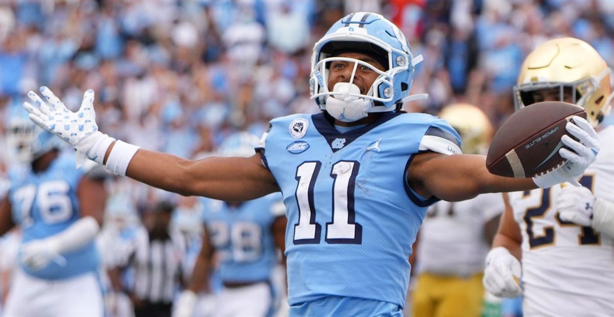 Report: North Carolina WR Josh Downs has not had any 'official' visits with  NFL teams - Field Gulls