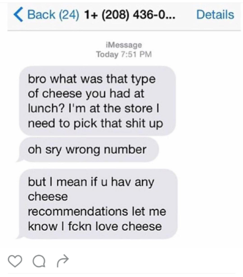Cheese of choice