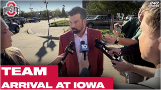 Touchdown in Iowa City: No. 5 Ohio State arrives for matchup with No. 14 Iowa