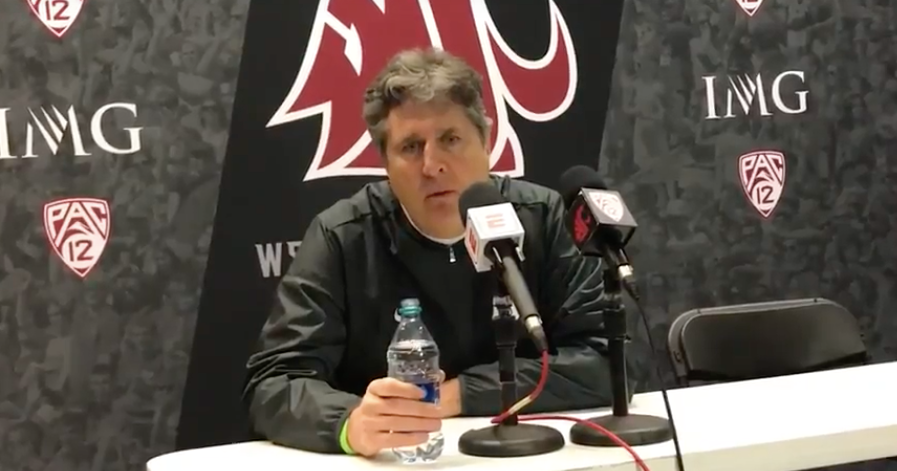 Mike Leach delivers a postgame you'd expect after team routed