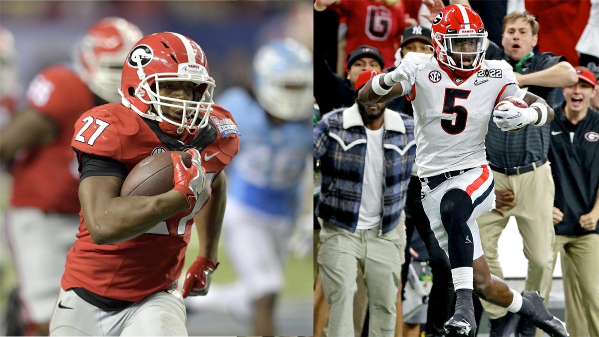 Nick Chubb, Sony Michel lead Bulldogs on an emotional Senior Day