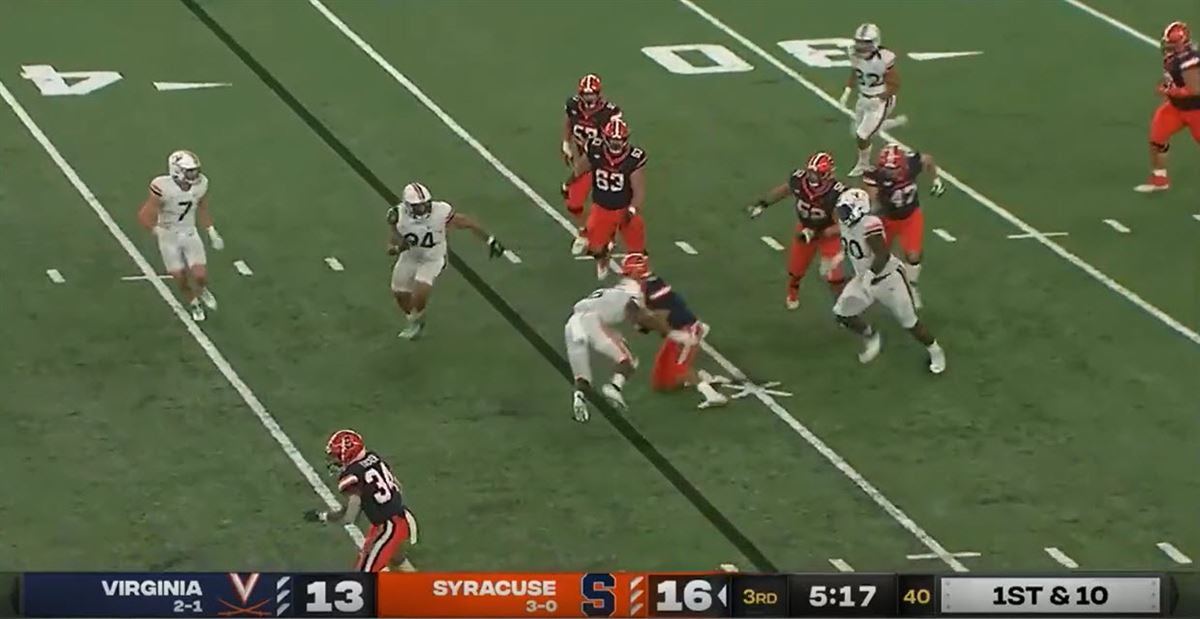 UVA LB Nick Jackson Ejected For Targeting Hit On Garrett Shrader