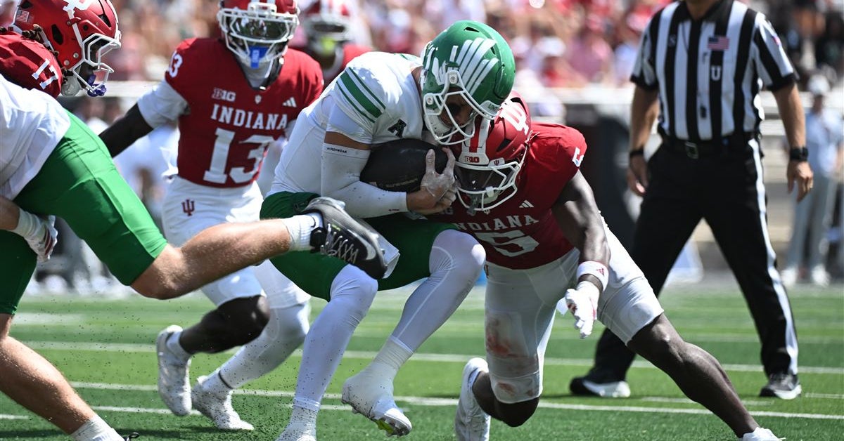 Indiana's defense 'left the field unsatisfied' after shaky debut performance against North Texas