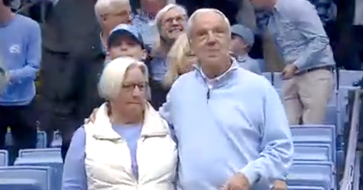 Roy Williams Swag Surfs at UNC-Notre Dame Game Roy Williams Swag Surfs at UNC-Notre Dame Game