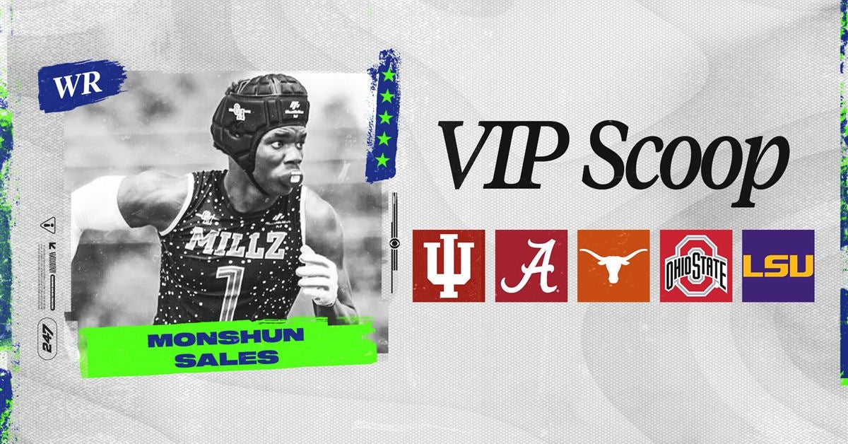 Monshun Sales intel entering five-star recruit's Friday commitment: Where will the nation's No. 1 WR land?