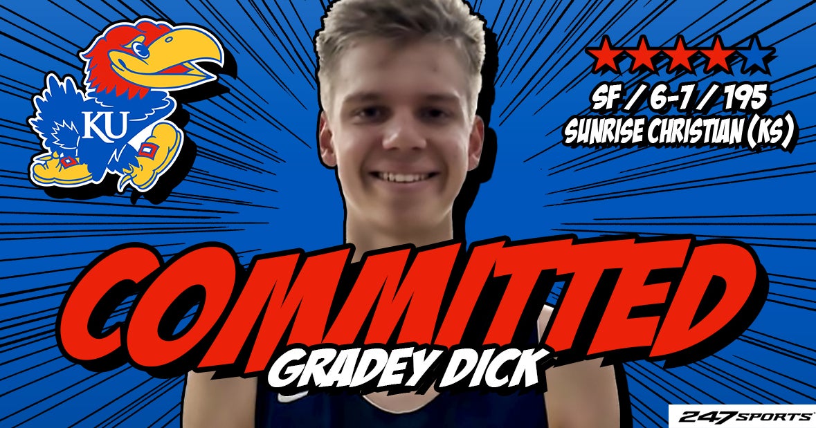 Four-star junior wing Gradey Dick commits to Kansas Four-star junior wing Gradey Dick commits to Kansas