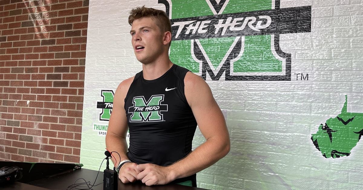 WATCH Marshall QB Grant Wells on the first week of preseason camp