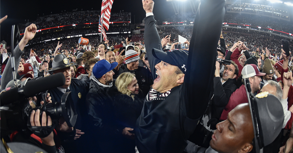 Spencer Rattler, Shane Beamer react to 'favorite game of all-time ...