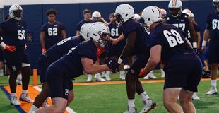 It appears a leader has emerged in battle at right tackle It appears a leader has emerged in battle at right tackle