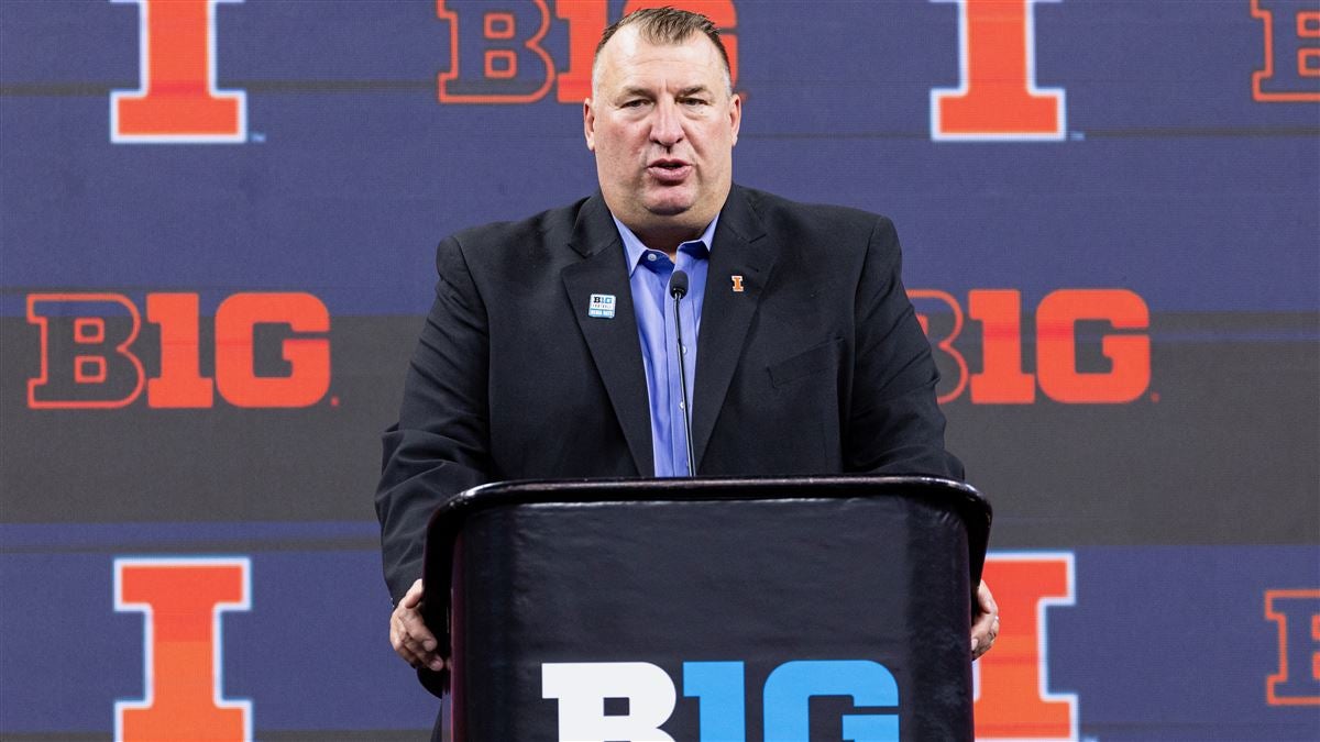 Big Ten Media Days 2023: Bret Bielema explains hiring Jim Leonhard to ...