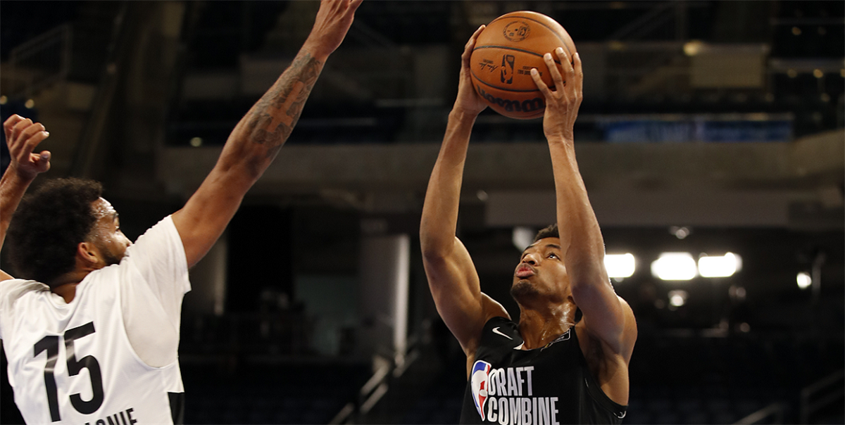 How Aaron Wiggins played on opening day of NBA Draft combine
