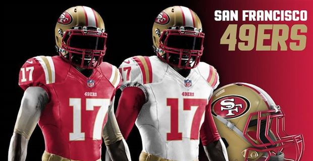 49ers New Uniforms 2020 on Sale -  1688344343
