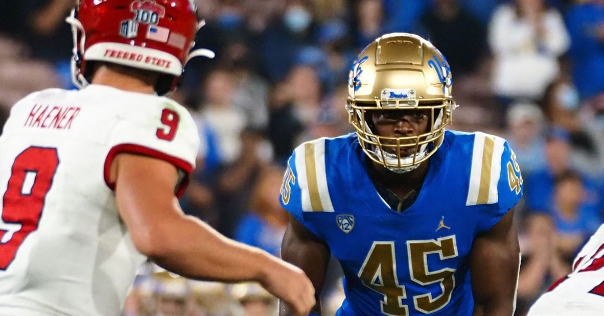 UCLA DE Mitchell Agude Announces He's Returning for 2022