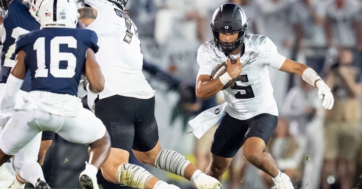 How Dante Moore stacks up with Dan Lanning’s former quarterbacks