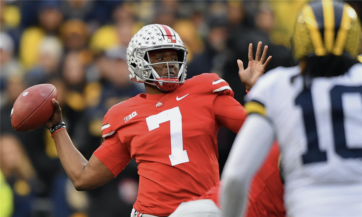 Ohio State QB honors Dwayne Haskins during spring game