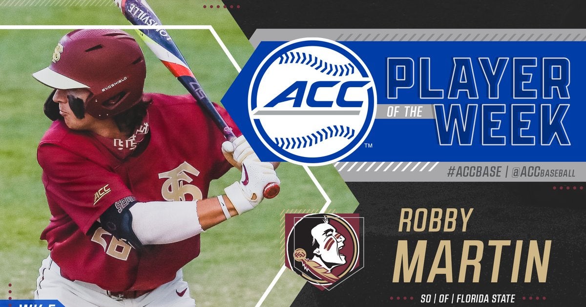 FSU's Robby Martin named ACC Player of the Week