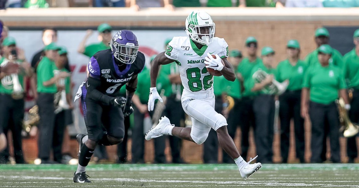 North Texas' depth chart against SMU