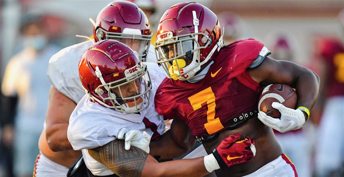 USC senior RB Stephen Carr showing off physical running in 2020