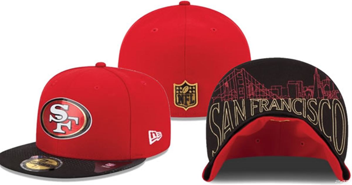 Here is what the 2015 49ers draft hats look like