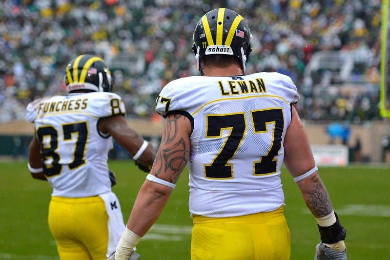 Taylor Lewan, Left Tackle, Michigan Wolverines, Tennessee, 58% OFF