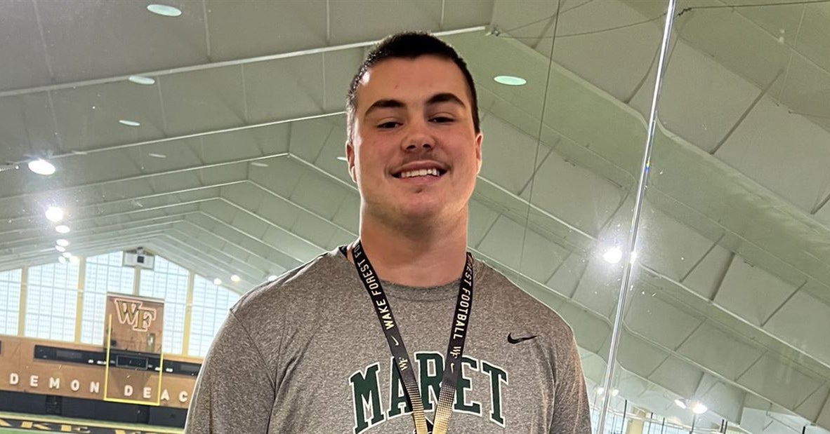 Four visits in opening three weeks of season for '25 OL Grayson Reid