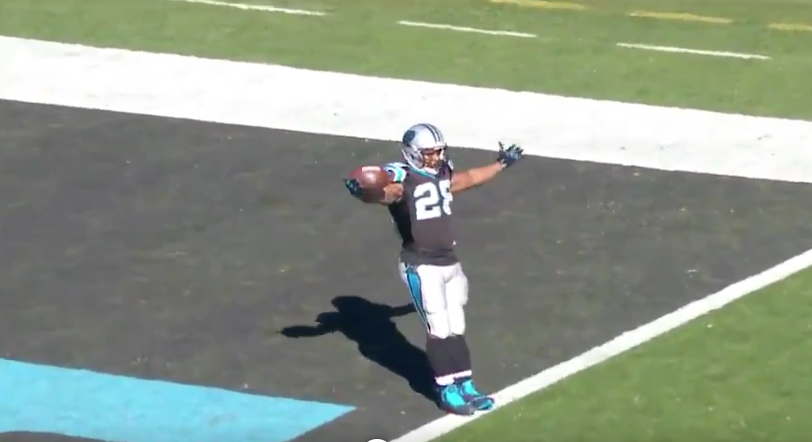 Jonathan Stewart Powers in for the TD!