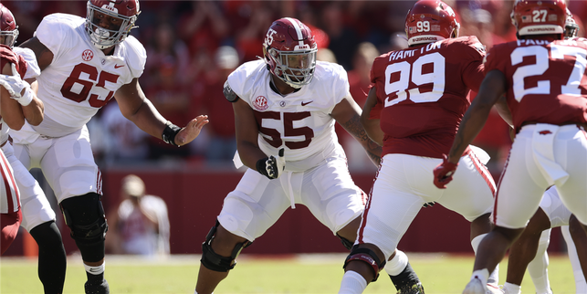 Alabama offensive line looking to build on its best game of 2022