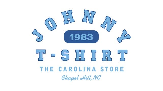 johnny t shirt unc