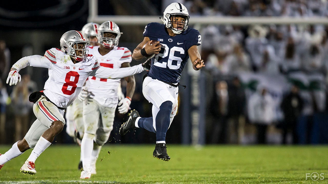 Shirts, Mens Saquon Barkley Giants Nike Team Penn State Blue Jersey Xl And  Large College