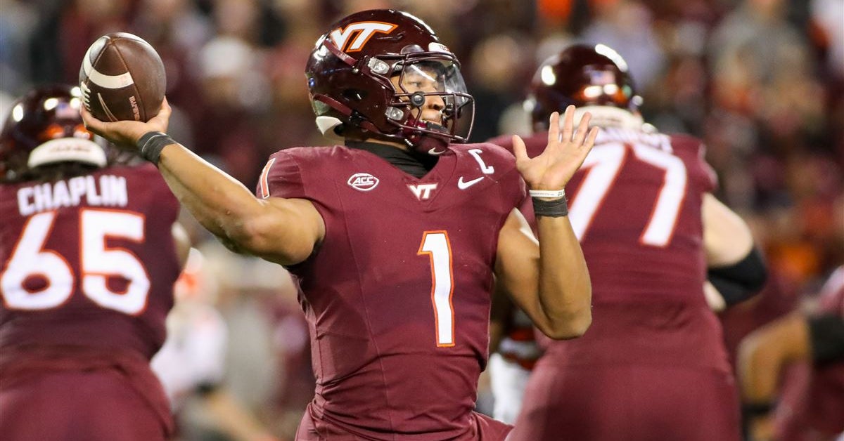 In a portal win, Virginia Tech retains QB Kyron Drones