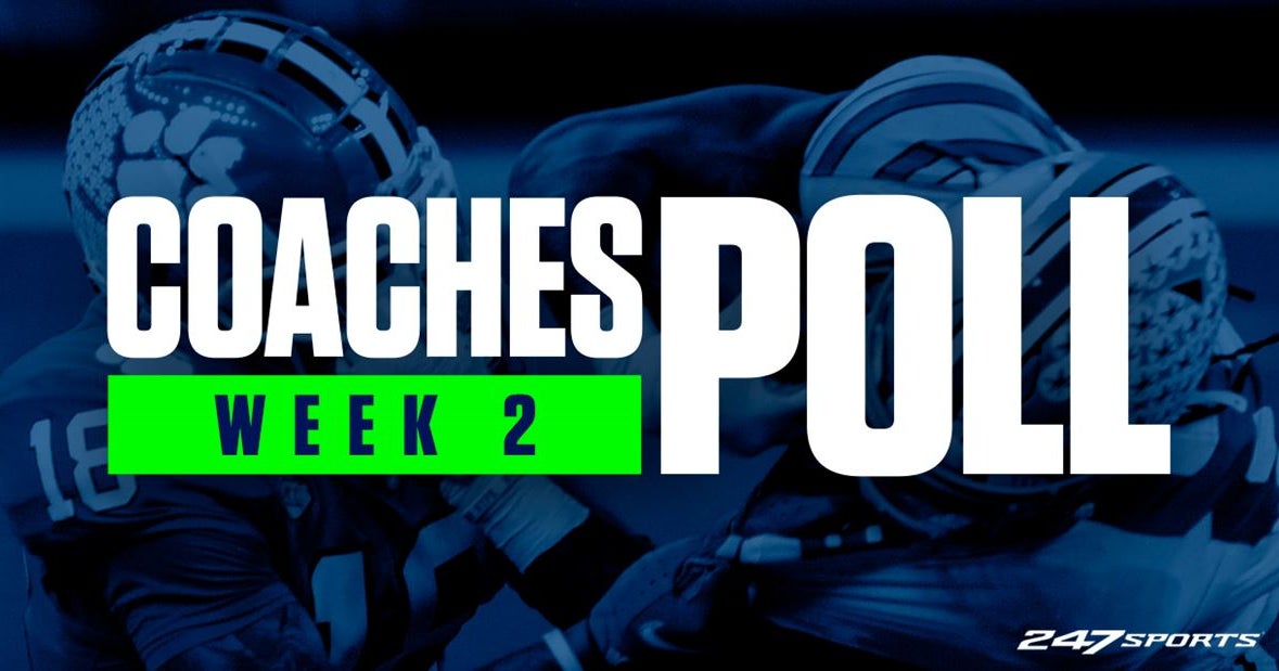 College Football Coaches Poll Top 25 updated entering Week 2