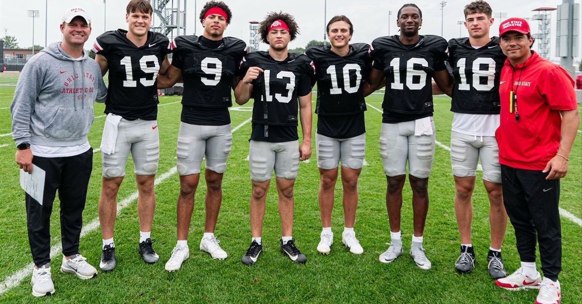 Two Buckeyes lose their black stripes after Ohio State's first scrimmage of fall camp