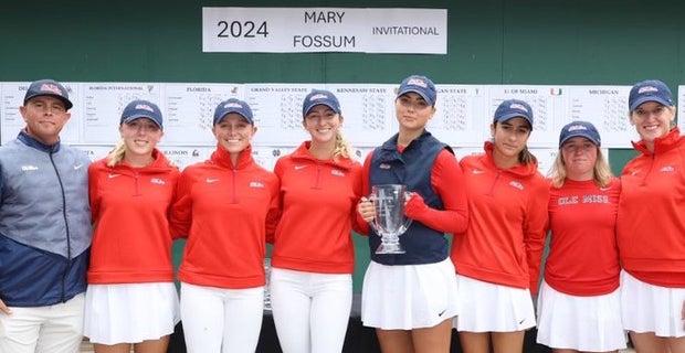 Ole Miss women's golf team claims title at 2024 Mary Fossum Invitational