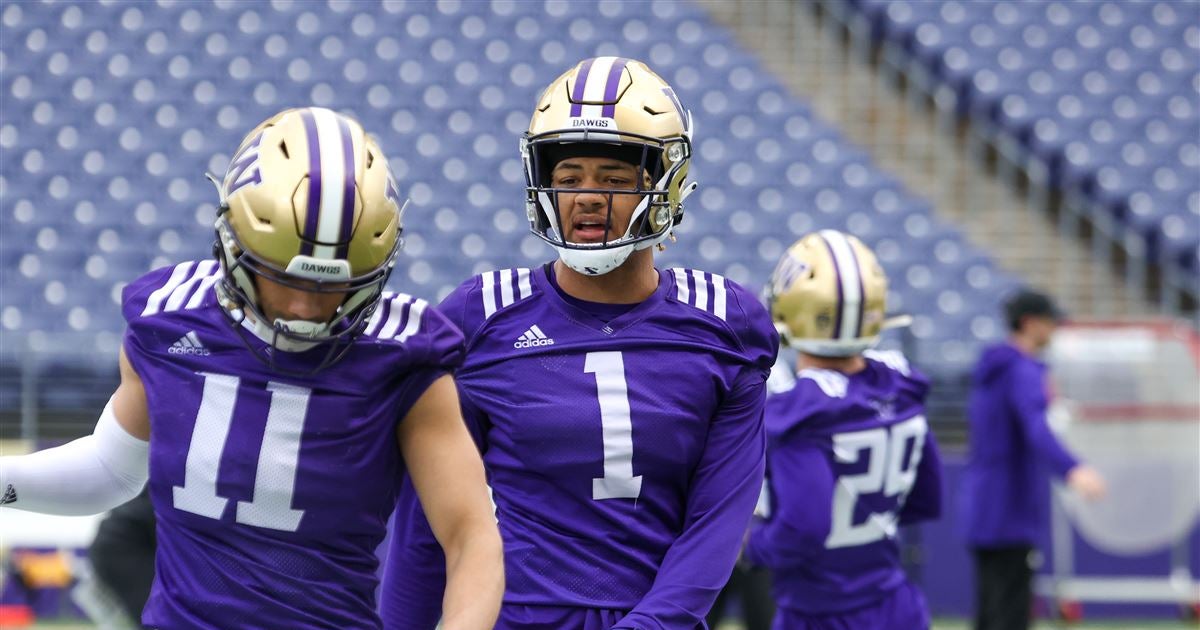 Washington Huskies Spring Review Wide Receiver