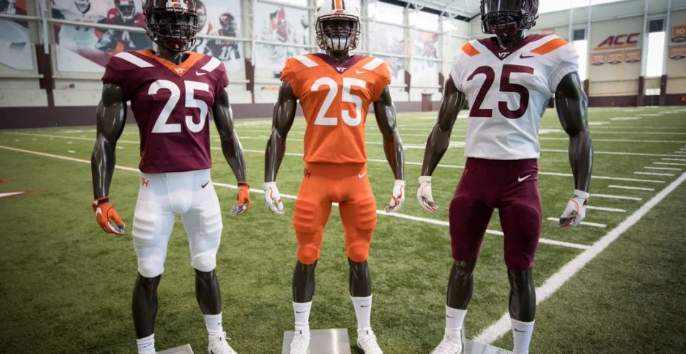 Virginia Tech Hokies unveil their new Nike Football Uniforms