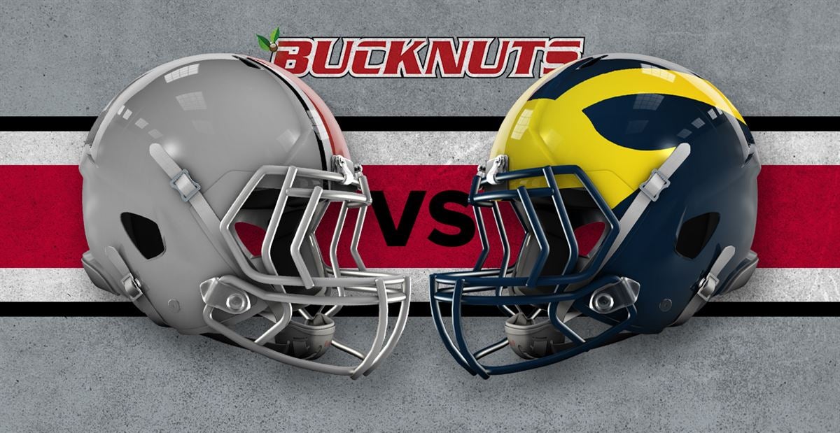 ohio state michigan helmets